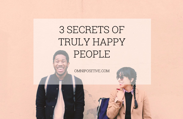 secret of happy people